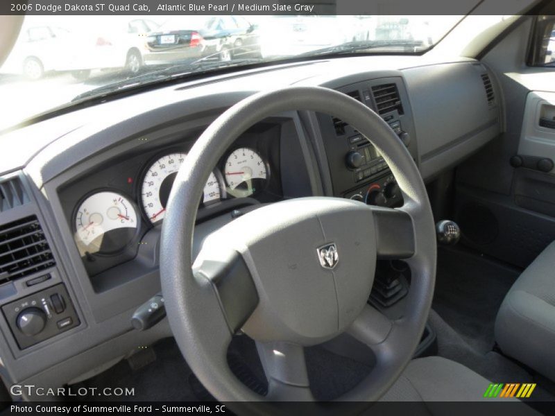 Atlantic Blue Pearl / Medium Slate Gray 2006 Dodge Dakota ST Quad Cab