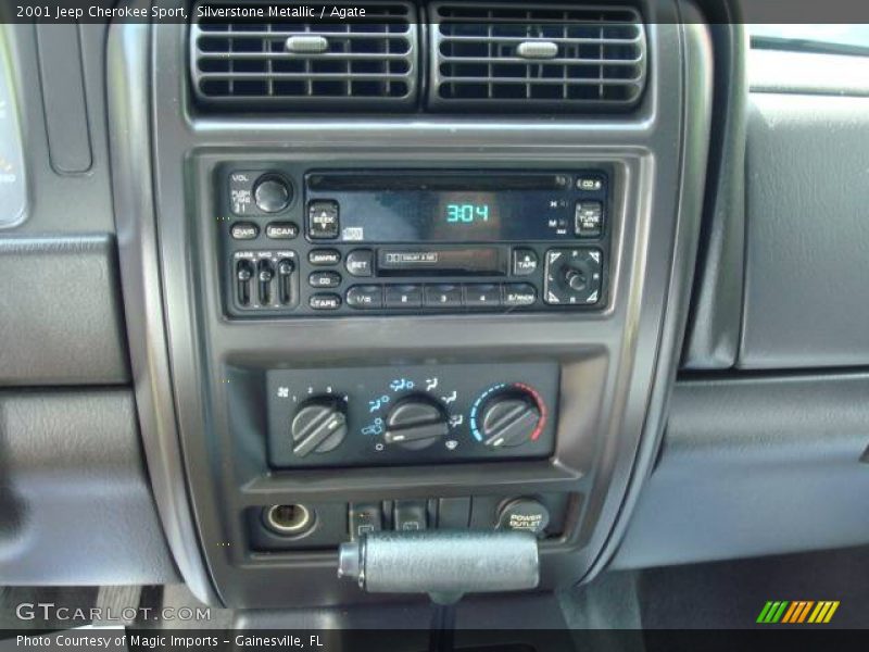 Silverstone Metallic / Agate 2001 Jeep Cherokee Sport