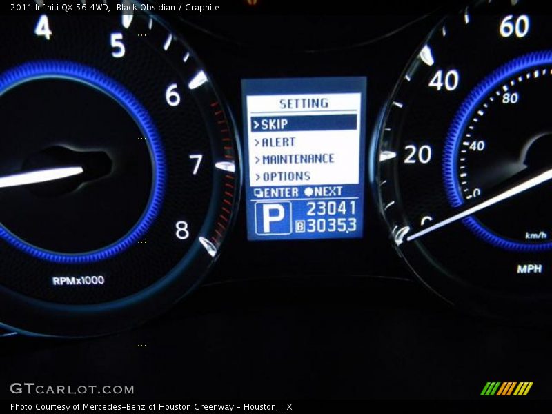 Black Obsidian / Graphite 2011 Infiniti QX 56 4WD