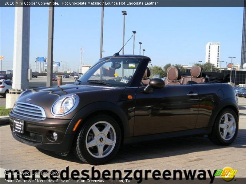 Hot Chocolate Metallic / Lounge Hot Chocolate Leather 2010 Mini Cooper Convertible