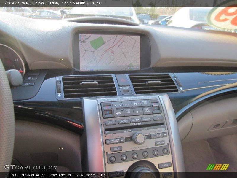 Grigio Metallic / Taupe 2009 Acura RL 3.7 AWD Sedan