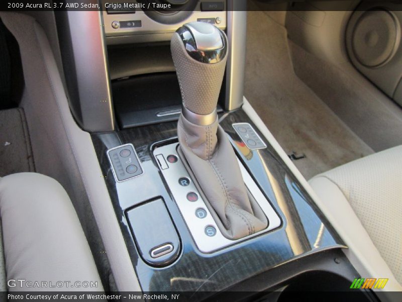 Grigio Metallic / Taupe 2009 Acura RL 3.7 AWD Sedan