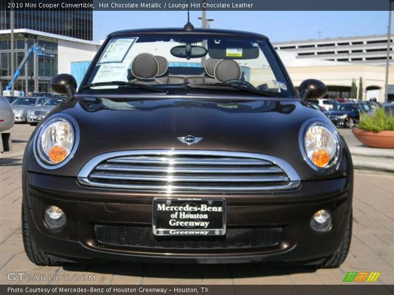 Hot Chocolate Metallic / Lounge Hot Chocolate Leather 2010 Mini Cooper Convertible