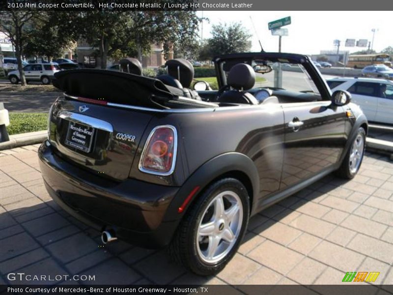 Hot Chocolate Metallic / Lounge Hot Chocolate Leather 2010 Mini Cooper Convertible