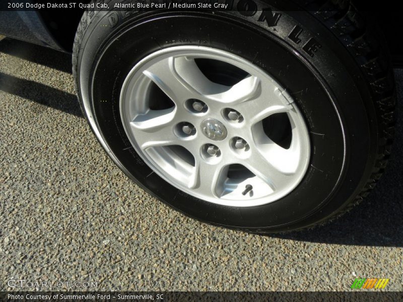 Atlantic Blue Pearl / Medium Slate Gray 2006 Dodge Dakota ST Quad Cab