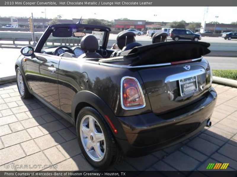 Hot Chocolate Metallic / Lounge Hot Chocolate Leather 2010 Mini Cooper Convertible