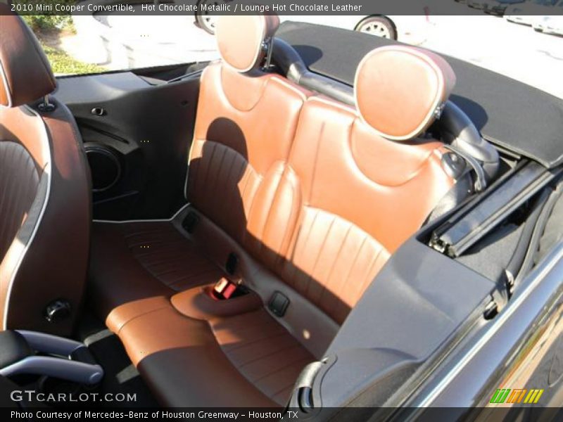 Hot Chocolate Metallic / Lounge Hot Chocolate Leather 2010 Mini Cooper Convertible