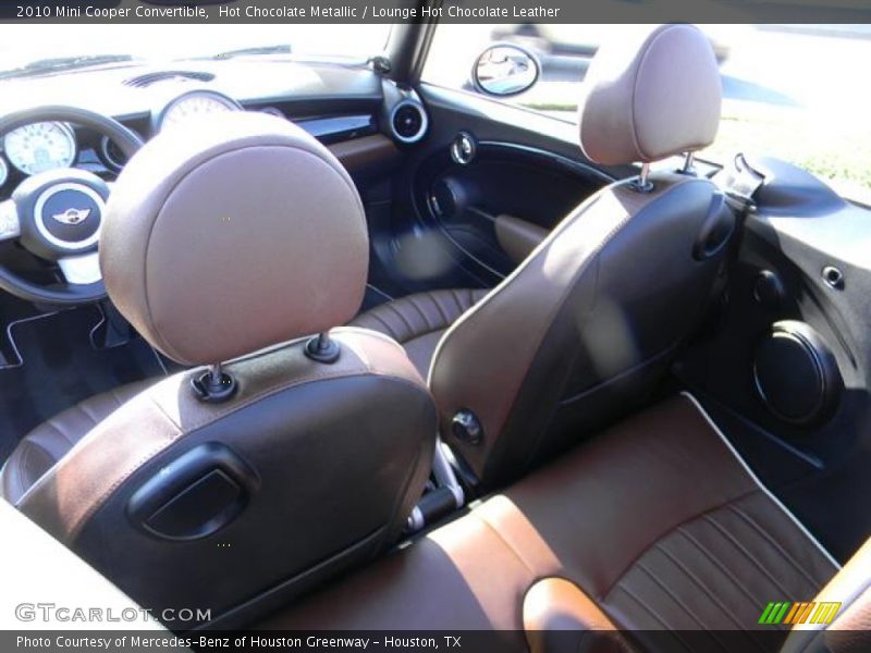 Hot Chocolate Metallic / Lounge Hot Chocolate Leather 2010 Mini Cooper Convertible