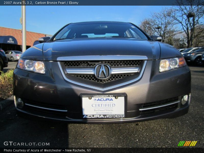 Carbon Bronze Pearl / Ebony 2007 Acura TL 3.2