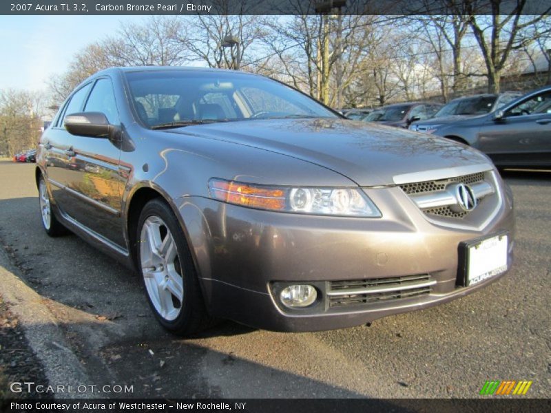 Carbon Bronze Pearl / Ebony 2007 Acura TL 3.2