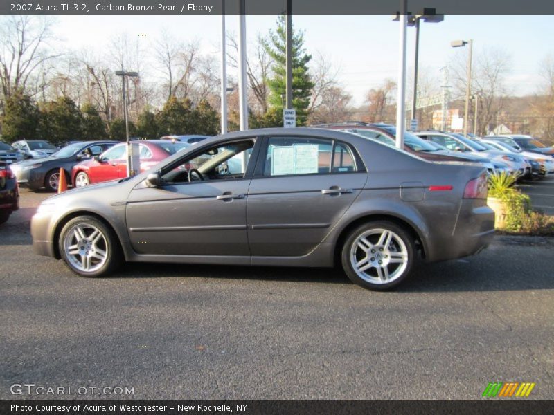 Carbon Bronze Pearl / Ebony 2007 Acura TL 3.2