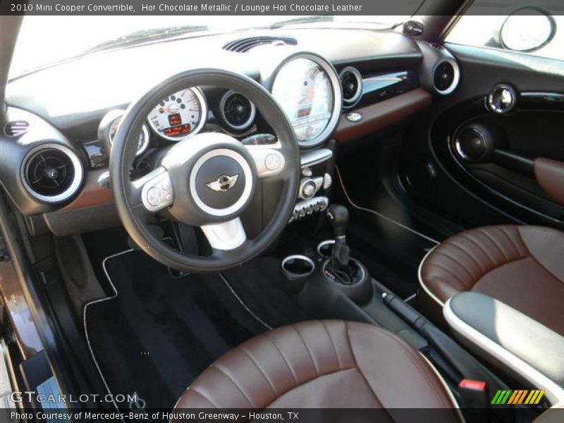 Hot Chocolate Metallic / Lounge Hot Chocolate Leather 2010 Mini Cooper Convertible