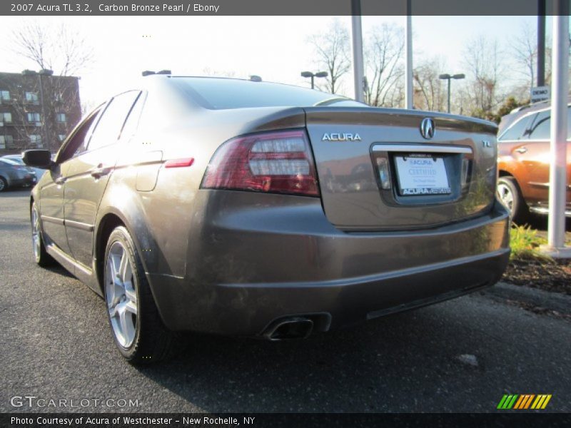 Carbon Bronze Pearl / Ebony 2007 Acura TL 3.2