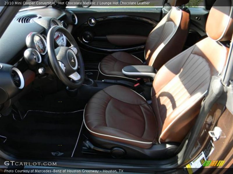 Hot Chocolate Metallic / Lounge Hot Chocolate Leather 2010 Mini Cooper Convertible