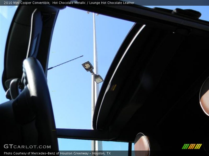 Hot Chocolate Metallic / Lounge Hot Chocolate Leather 2010 Mini Cooper Convertible