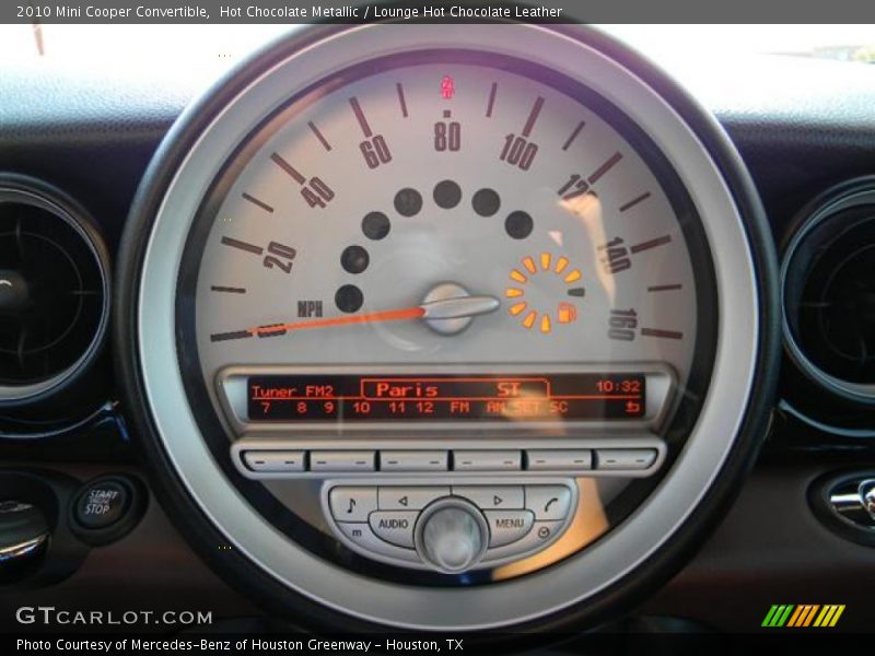 Hot Chocolate Metallic / Lounge Hot Chocolate Leather 2010 Mini Cooper Convertible