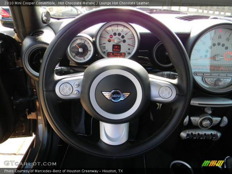 Hot Chocolate Metallic / Lounge Hot Chocolate Leather 2010 Mini Cooper Convertible