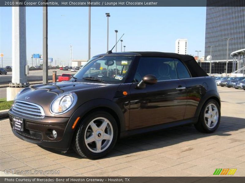 Hot Chocolate Metallic / Lounge Hot Chocolate Leather 2010 Mini Cooper Convertible