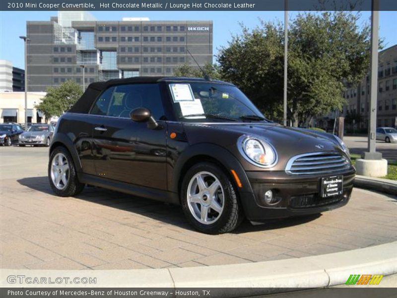 Hot Chocolate Metallic / Lounge Hot Chocolate Leather 2010 Mini Cooper Convertible