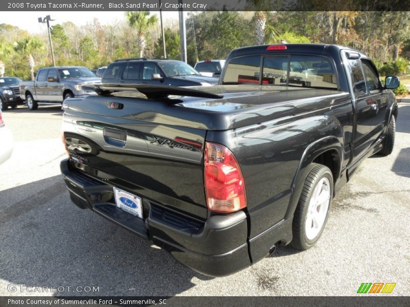 Black Sand Pearl / Graphite Gray 2008 Toyota Tacoma X-Runner