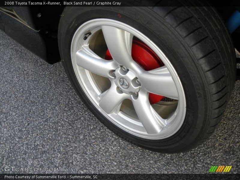 Black Sand Pearl / Graphite Gray 2008 Toyota Tacoma X-Runner