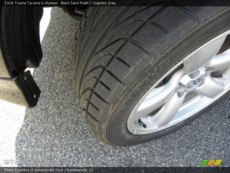 Black Sand Pearl / Graphite Gray 2008 Toyota Tacoma X-Runner