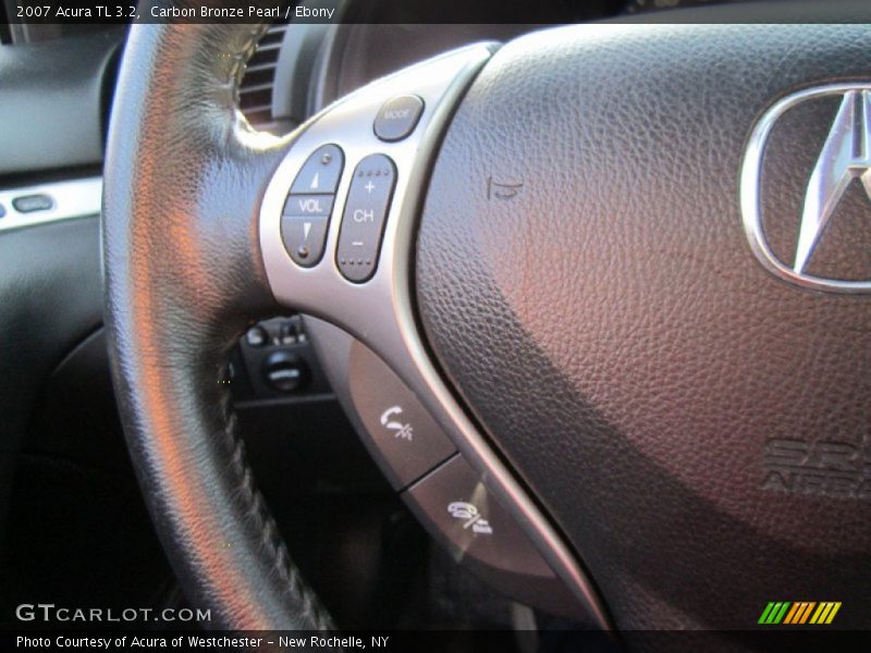 Carbon Bronze Pearl / Ebony 2007 Acura TL 3.2
