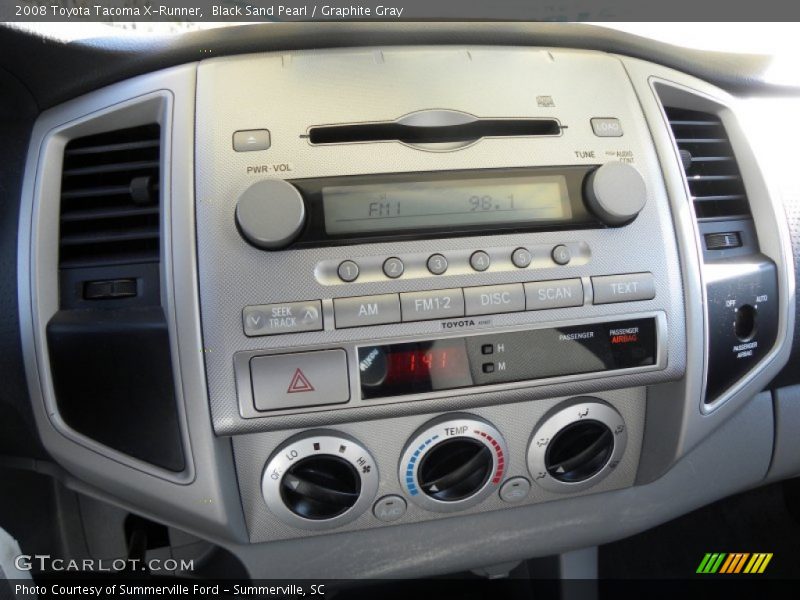 Black Sand Pearl / Graphite Gray 2008 Toyota Tacoma X-Runner