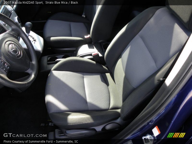 Strato Blue Mica / Black 2007 Mazda MAZDA5 Sport