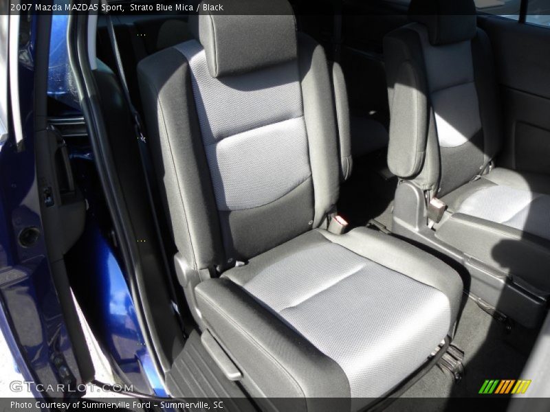 Strato Blue Mica / Black 2007 Mazda MAZDA5 Sport