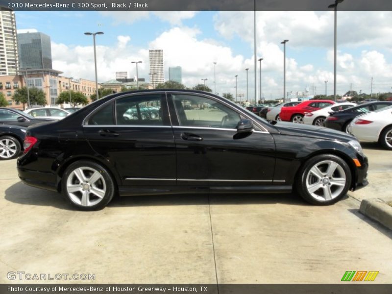 Black / Black 2010 Mercedes-Benz C 300 Sport