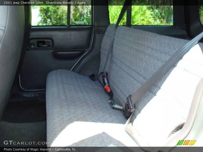 Silverstone Metallic / Agate 2001 Jeep Cherokee Sport