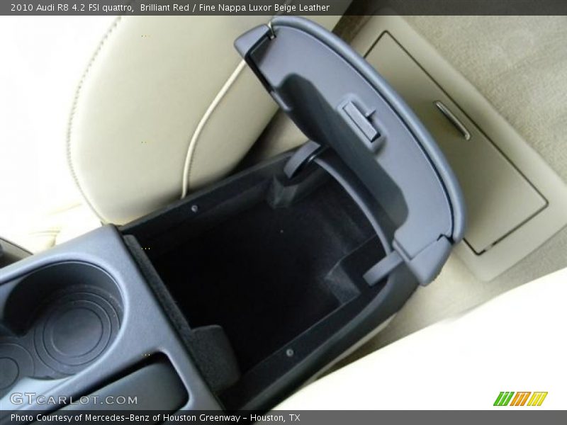 Brilliant Red / Fine Nappa Luxor Beige Leather 2010 Audi R8 4.2 FSI quattro