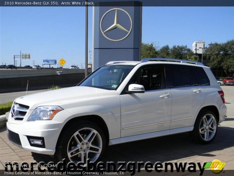 Arctic White / Black 2010 Mercedes-Benz GLK 350