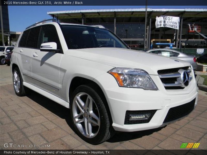 Arctic White / Black 2010 Mercedes-Benz GLK 350