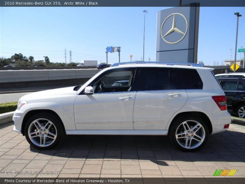 Arctic White / Black 2010 Mercedes-Benz GLK 350