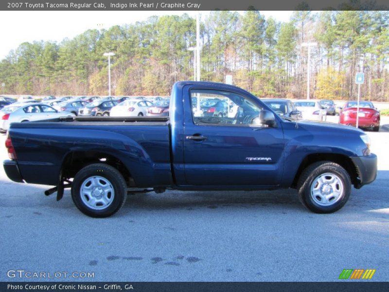 Indigo Ink Pearl / Graphite Gray 2007 Toyota Tacoma Regular Cab