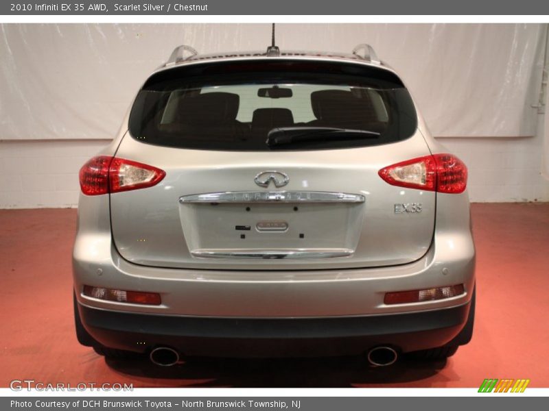 Scarlet Silver / Chestnut 2010 Infiniti EX 35 AWD