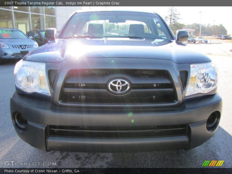 Indigo Ink Pearl / Graphite Gray 2007 Toyota Tacoma Regular Cab