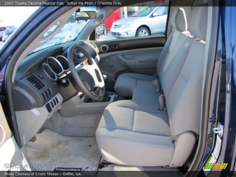 Indigo Ink Pearl / Graphite Gray 2007 Toyota Tacoma Regular Cab