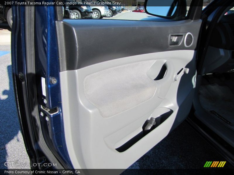 Indigo Ink Pearl / Graphite Gray 2007 Toyota Tacoma Regular Cab