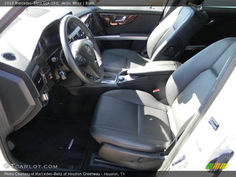 Arctic White / Black 2010 Mercedes-Benz GLK 350