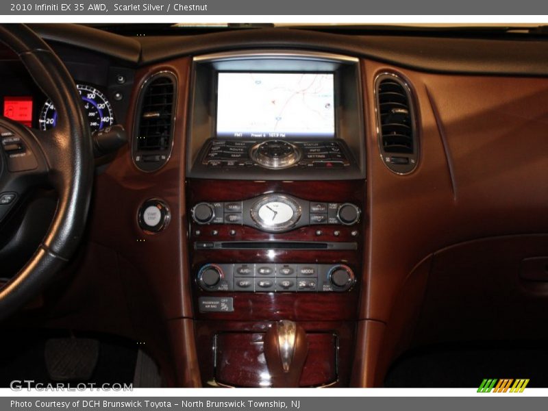 Scarlet Silver / Chestnut 2010 Infiniti EX 35 AWD
