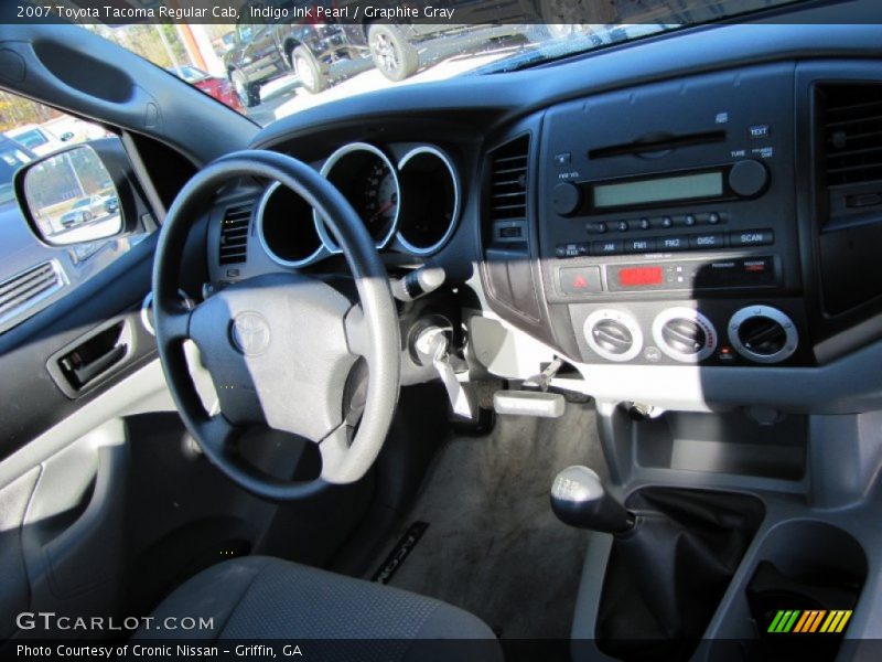 Indigo Ink Pearl / Graphite Gray 2007 Toyota Tacoma Regular Cab