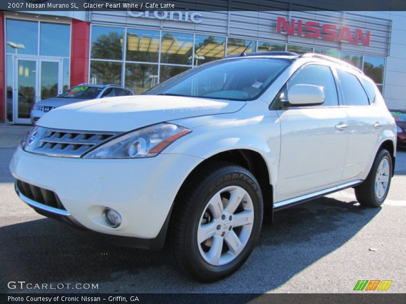 Glacier Pearl White / Cafe Latte 2007 Nissan Murano SL