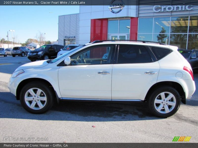 Glacier Pearl White / Cafe Latte 2007 Nissan Murano SL