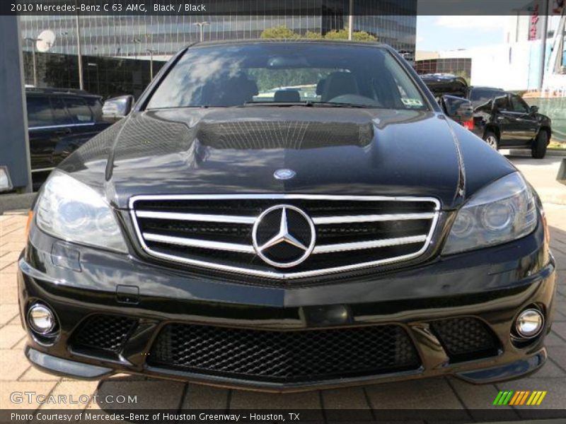 Black / Black 2010 Mercedes-Benz C 63 AMG