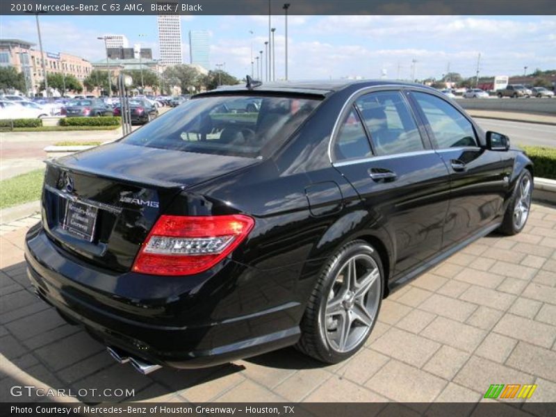 Black / Black 2010 Mercedes-Benz C 63 AMG