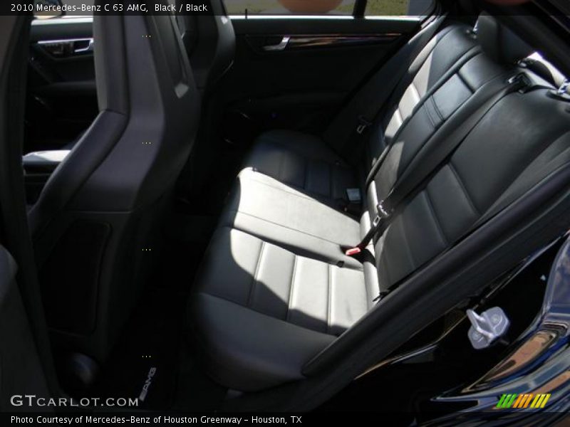 Black / Black 2010 Mercedes-Benz C 63 AMG