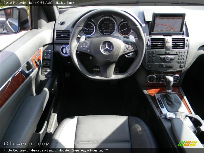Black / Black 2010 Mercedes-Benz C 63 AMG
